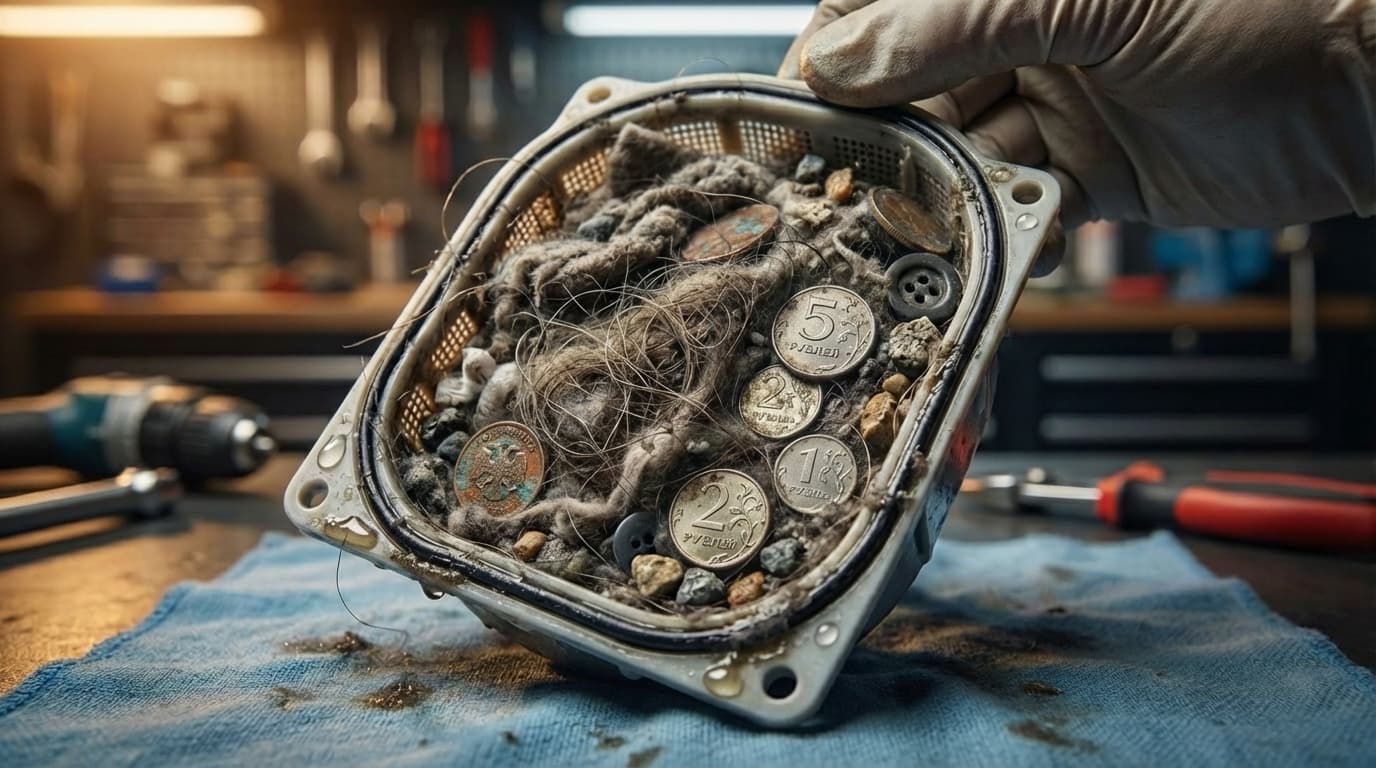 Как избежать проблем со сливом воды в стиральной машине