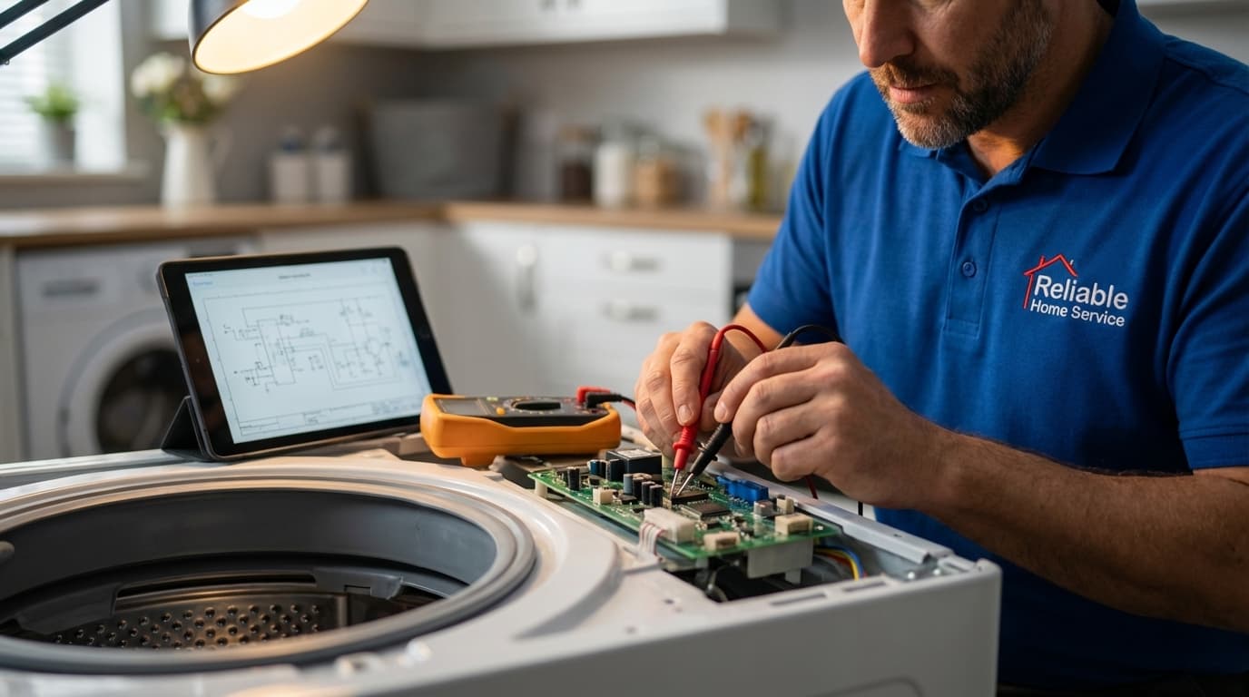 Наглядная схема факторов, определяющих стоимость ремонта стиральной машины