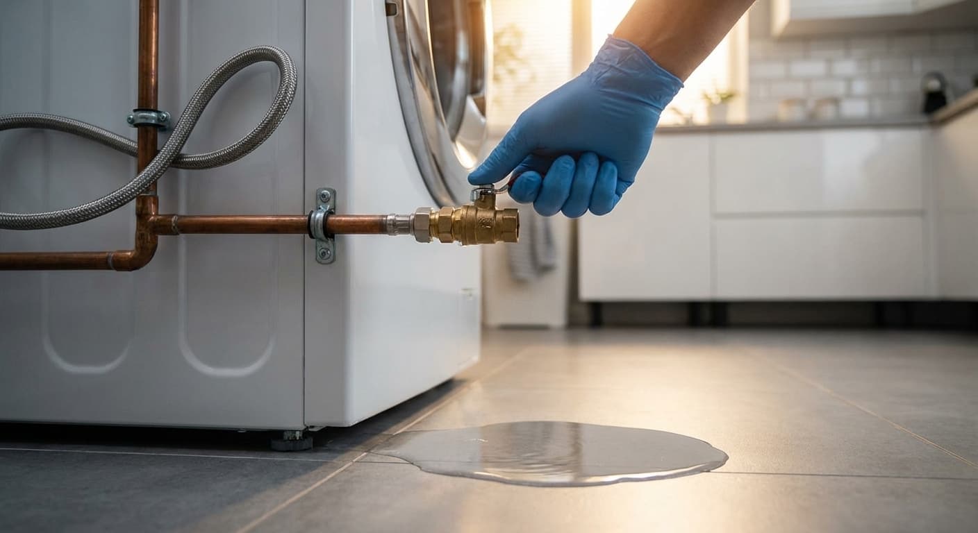 Что делать, если стиральная машина потекла: первые шаги