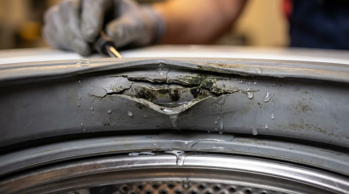 Стиральная машина течет: как определить причину и место протечки